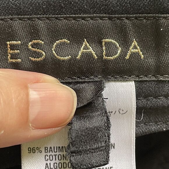 Escada 90s Highwaist Black Cotton Mom Jeans M - Picture 7 of 11